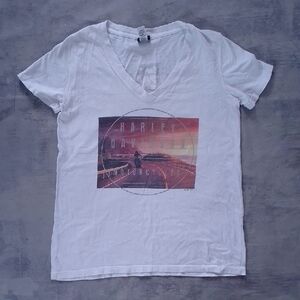 Harley-Davidson Greensburg, PA White Tee with Scenic Graphic